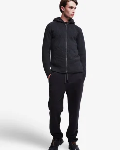 Uomo Premiata Cardigan con cappuccio in nylon