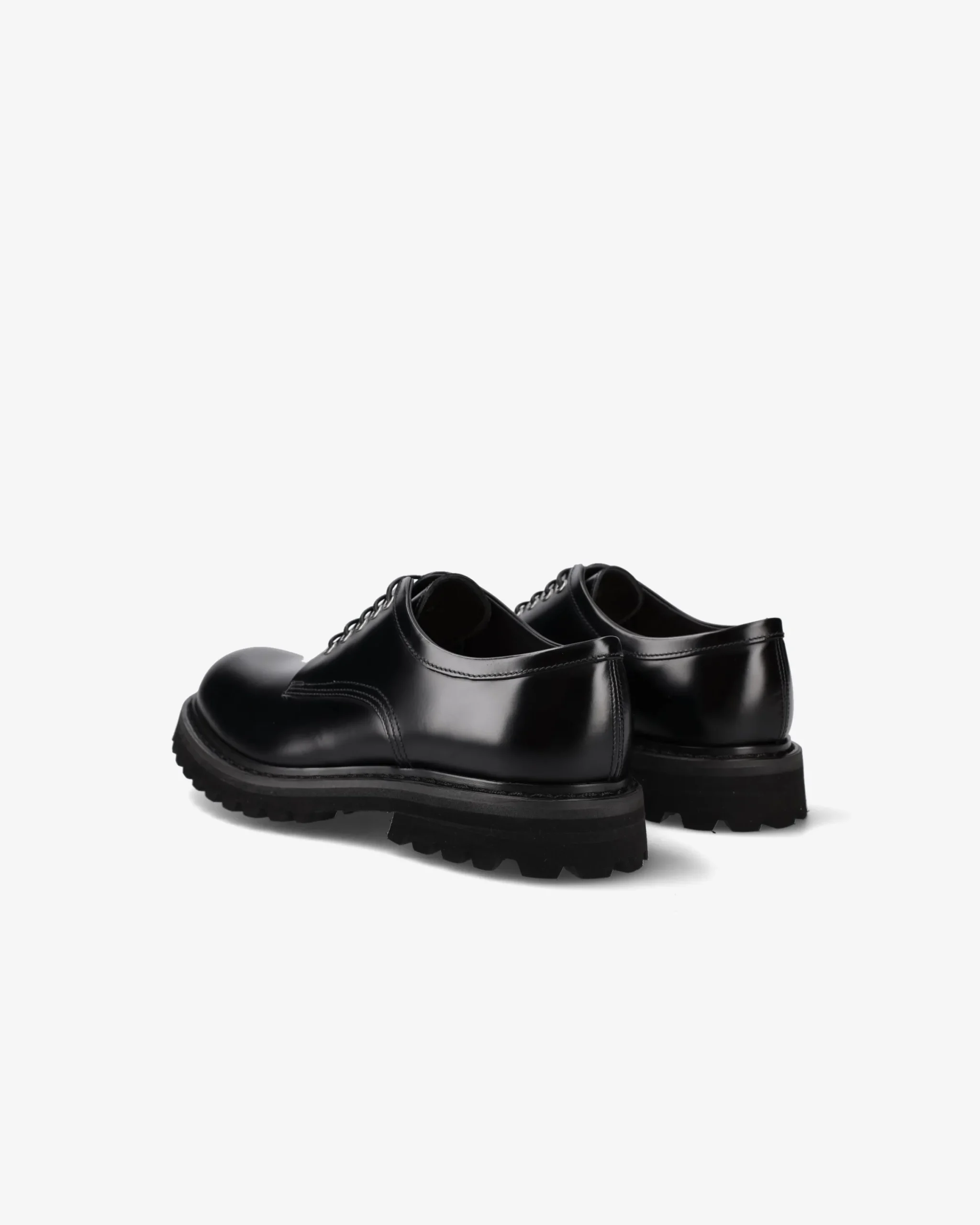Uomo Premiata Derby in pelle spazzolata binder nero