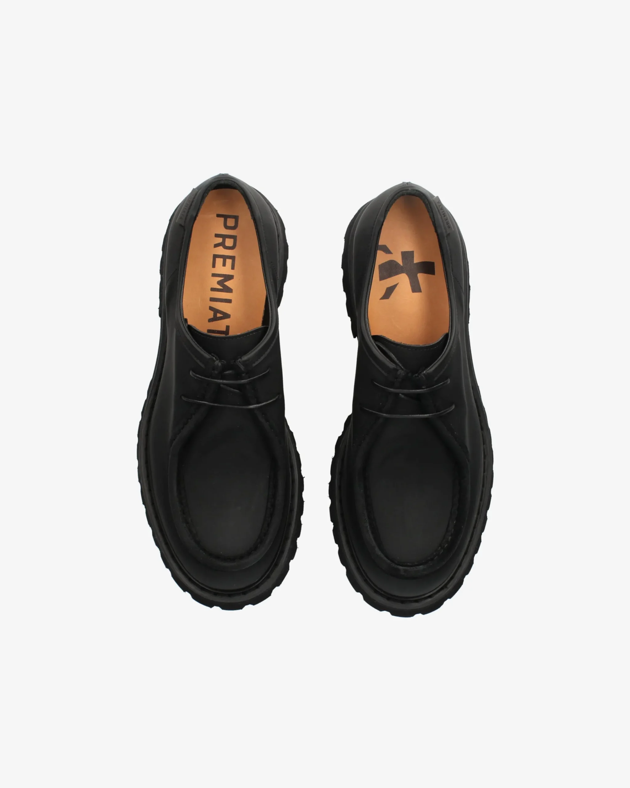 Uomo Premiata Lace-up Shoes in black custo leather