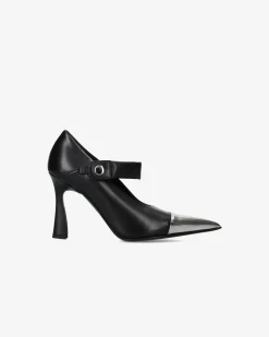 Donna Premiata Mary Jane metal iron e nero