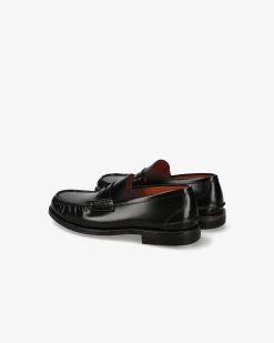 Uomo Premiata Mocassini Arnold in vitello trendy nero