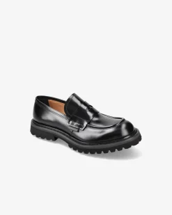 Uomo Premiata Mocassini Bridge in pelle spazzolata binder nero