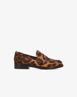Donna Premiata Mocassini Siria in pony leopardo