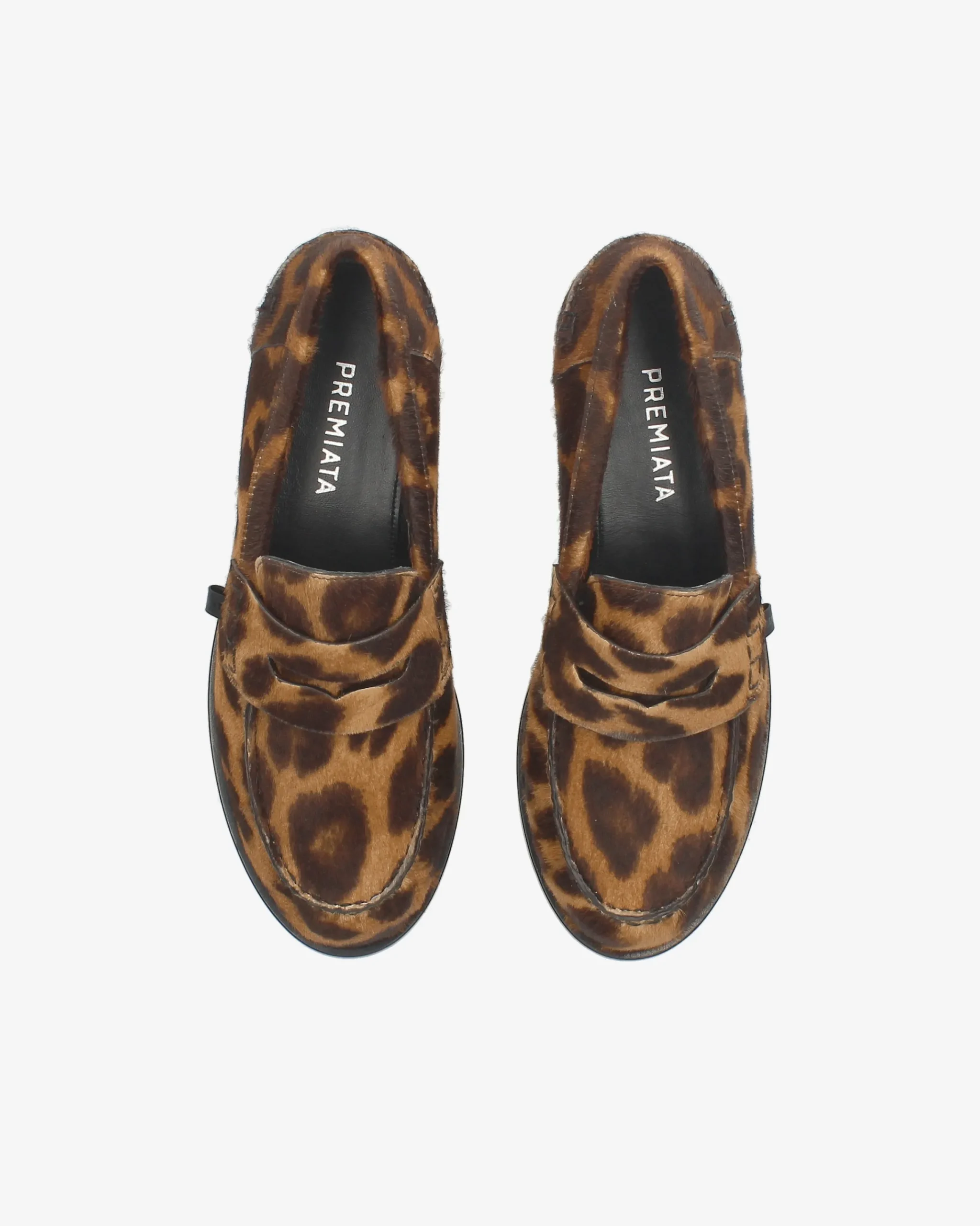 Donna Premiata Mocassini Siria in pony leopardo