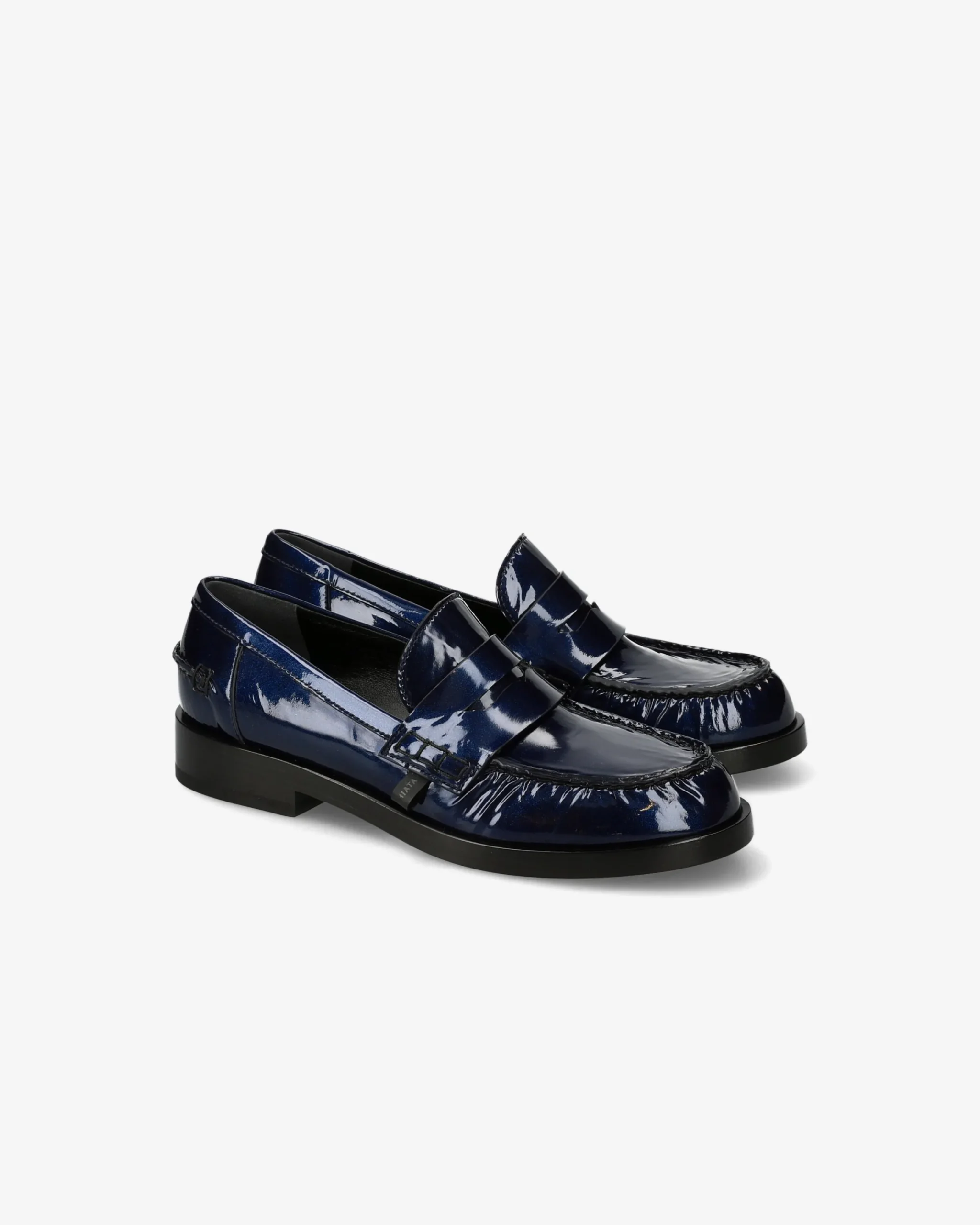Donna Premiata Mocassini Siria in vernice glass navy