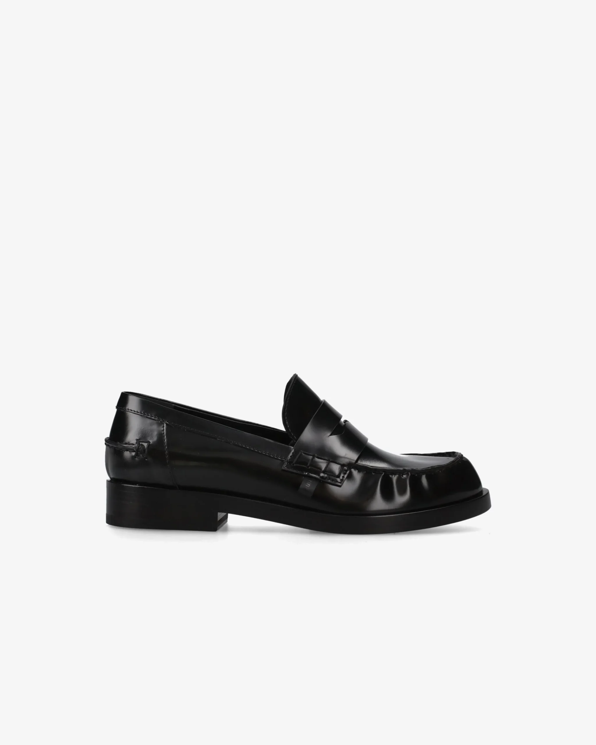 Donna Premiata Mocassini Siria in vitello lucido mousse nero