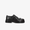 Donna Premiata Monk Brogue in pelle iseo nero
