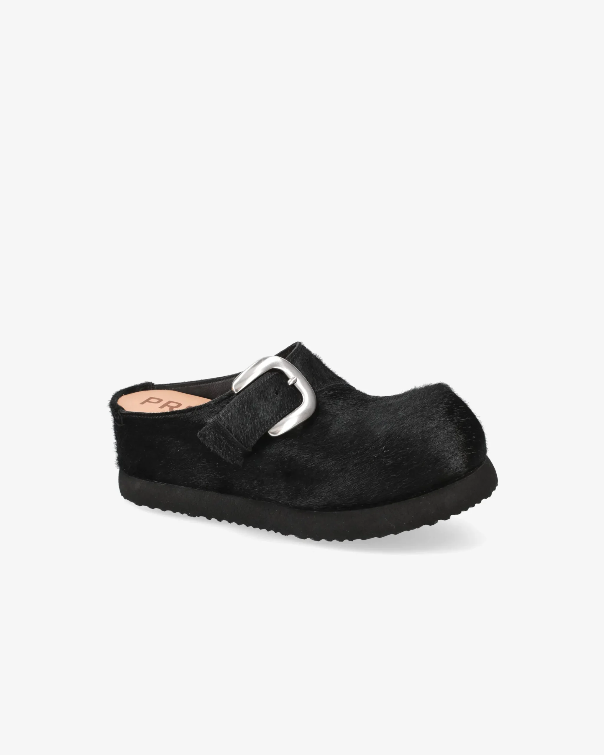 Donna Premiata Sabot in cavallino nero