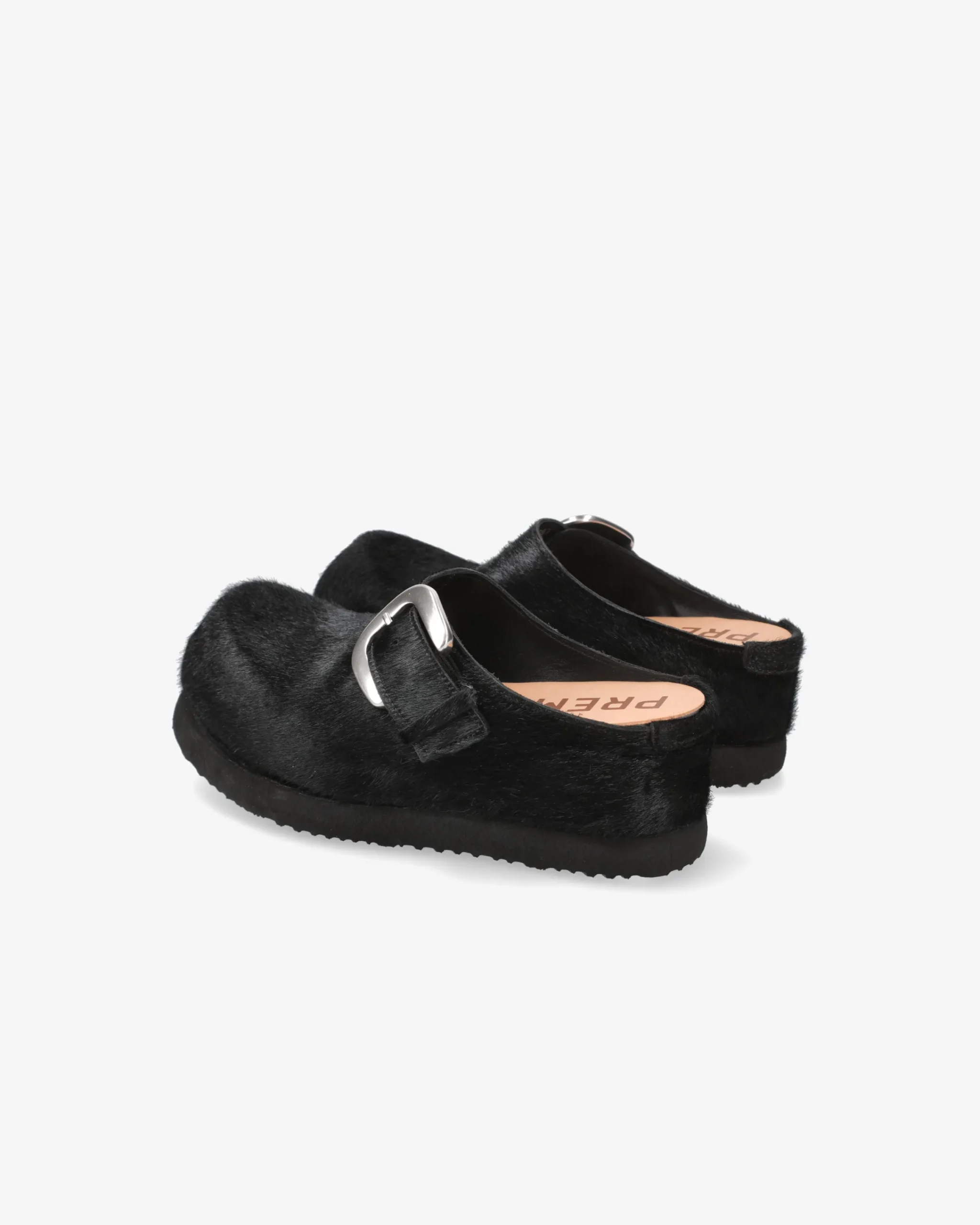 Donna Premiata Sabot in cavallino nero