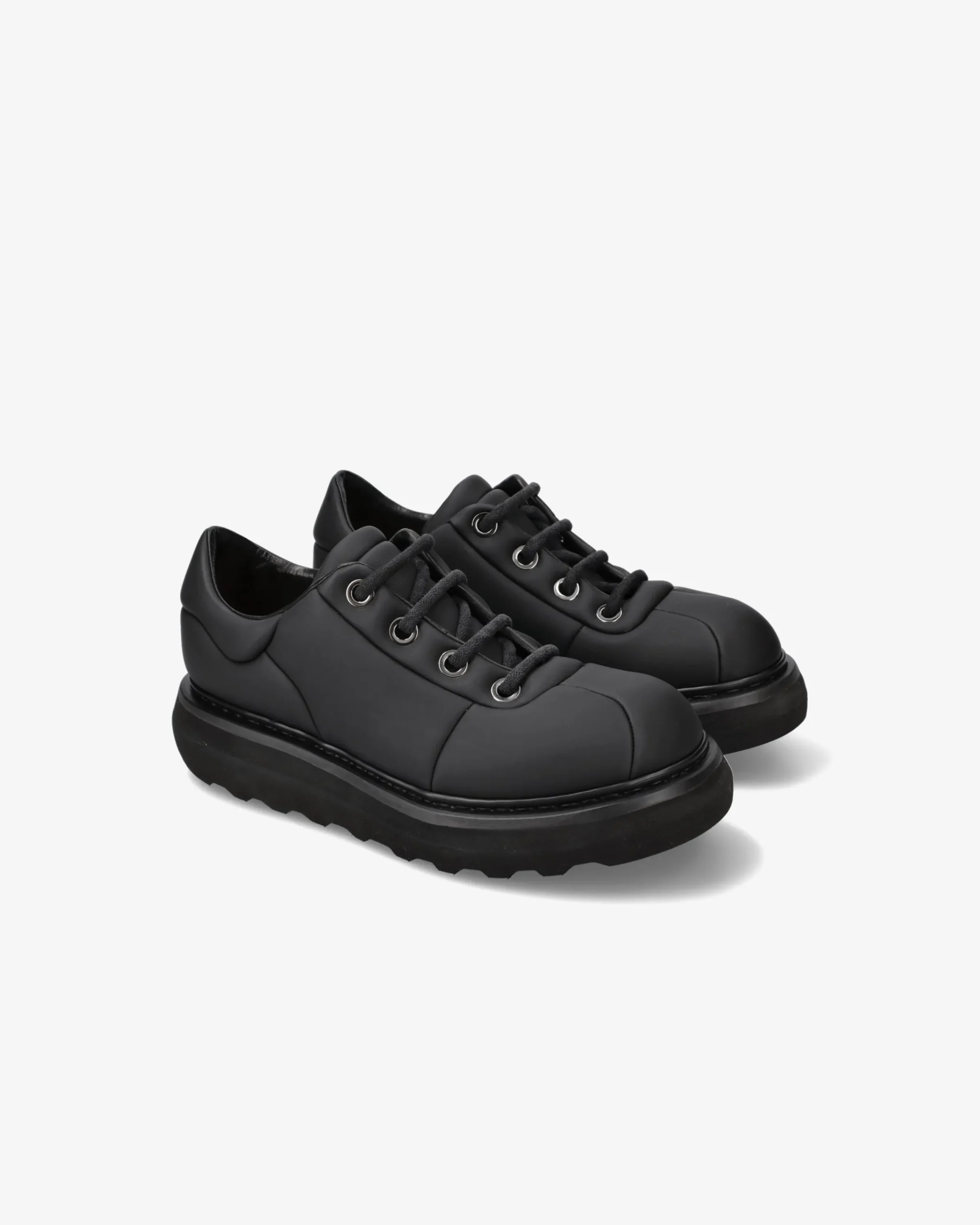 Uomo Premiata Scarpe Cal in gommato nero