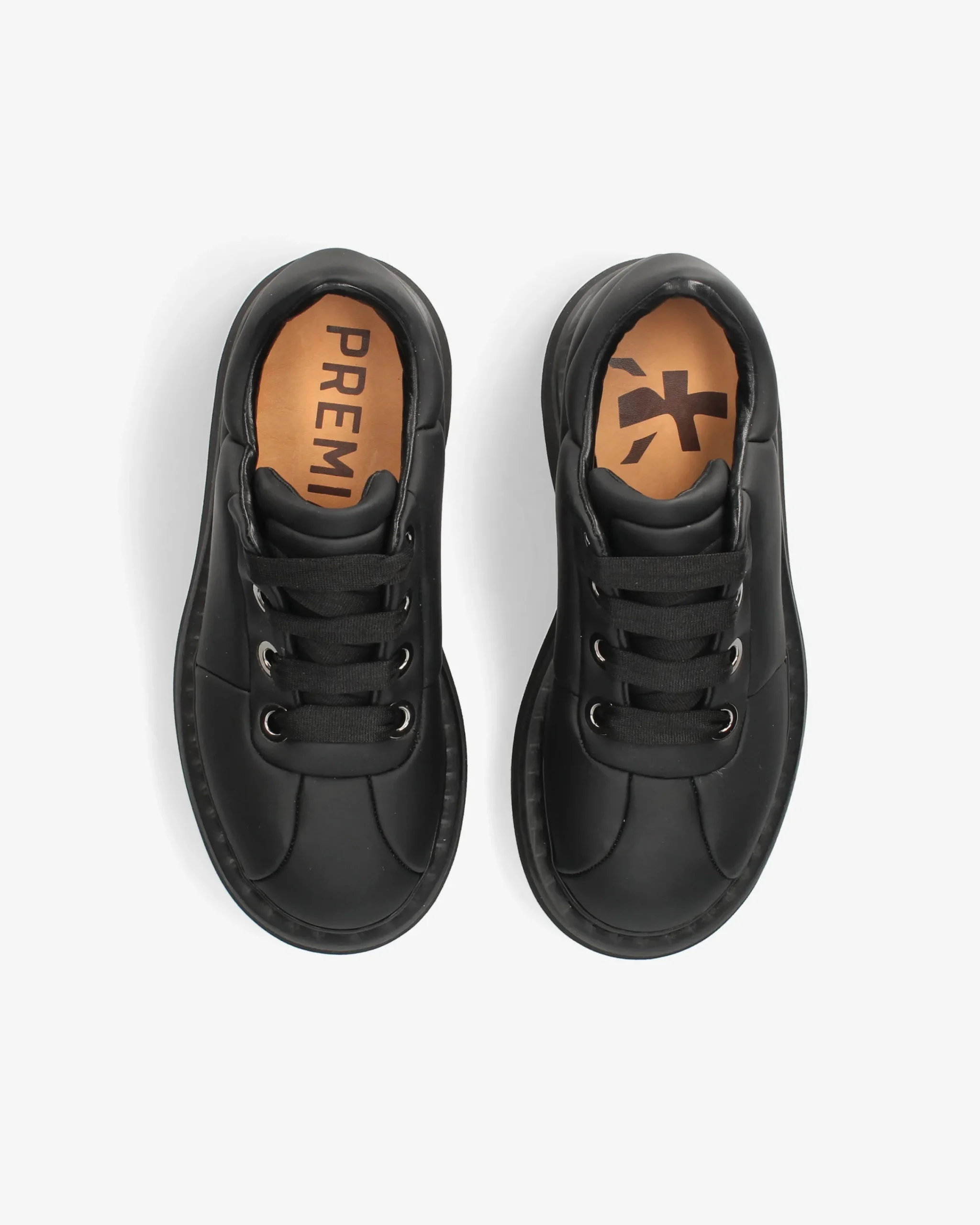 Donna Premiata Scarpe Cal in gommato nero