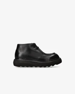 Uomo Premiata Scarpe Cal in pelle elba nero