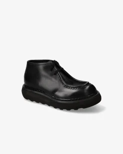 Uomo Premiata Scarpe Cal in pelle elba nero