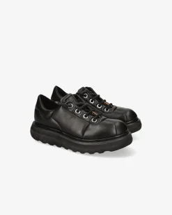 Uomo Premiata Scarpe Cal in pelle land nero