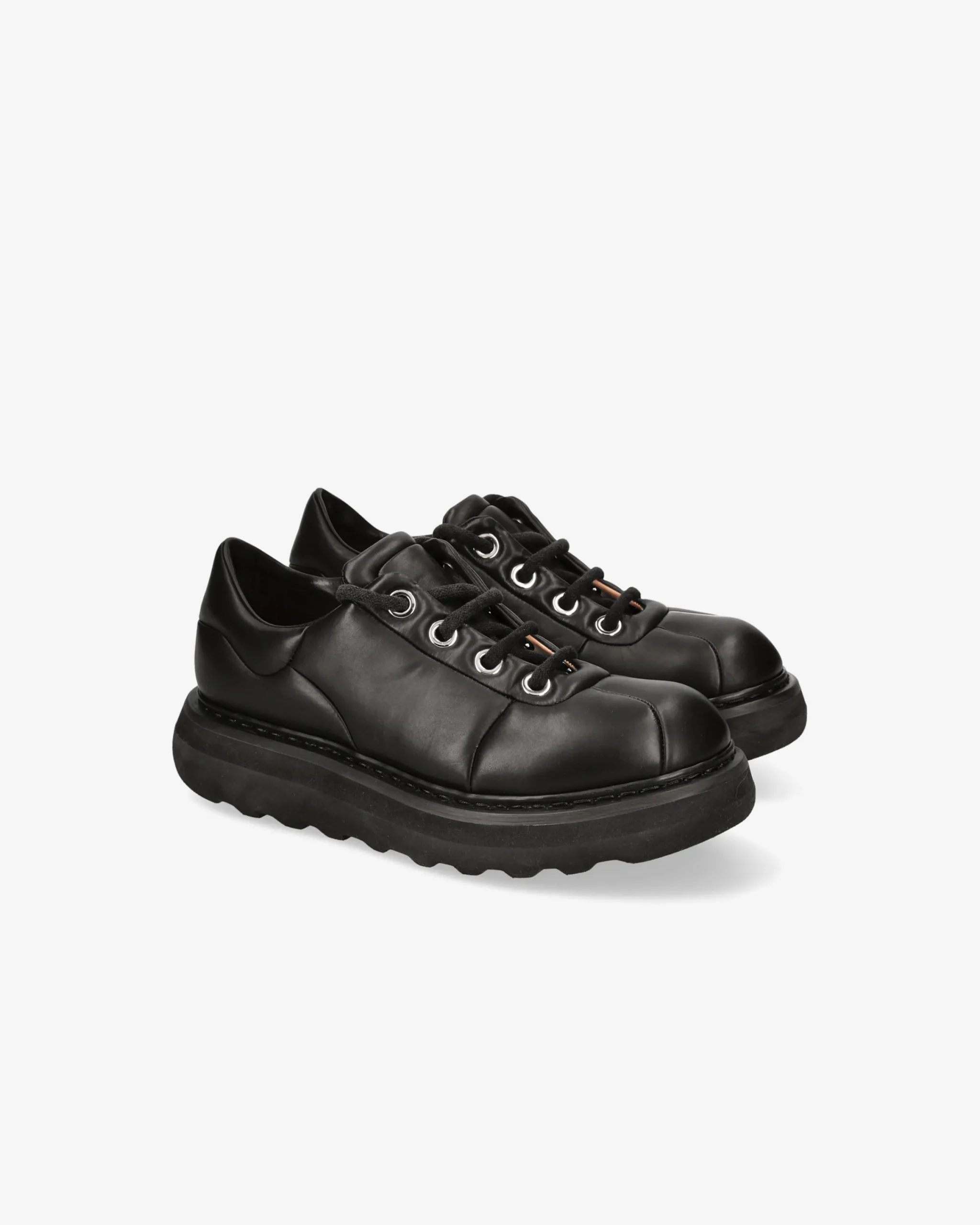 Uomo Premiata Scarpe Cal in pelle land nero