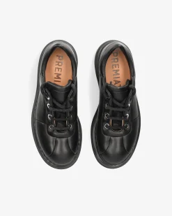 Uomo Premiata Scarpe Cal in pelle land nero