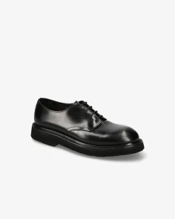Uomo Premiata Scarpe stringate in cavallo cera nero
