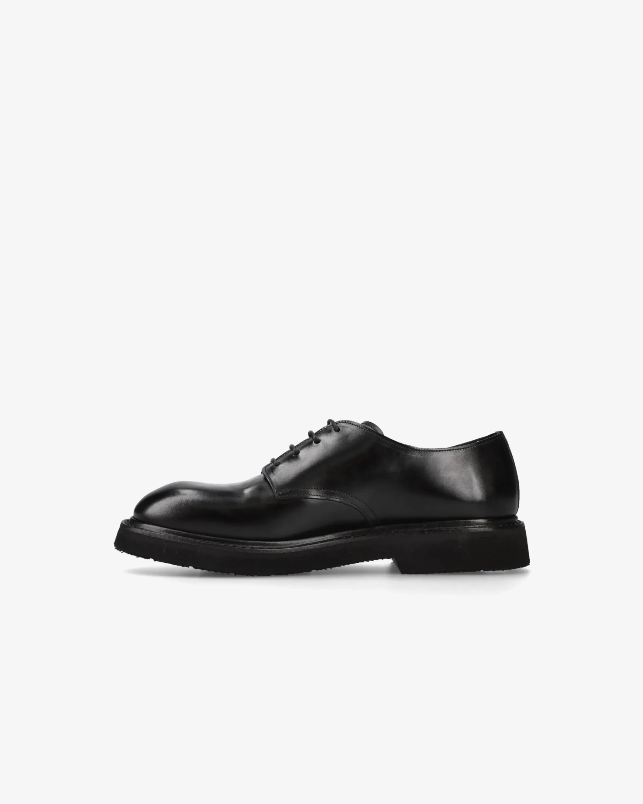 Uomo Premiata Scarpe stringate in cavallo cera nero
