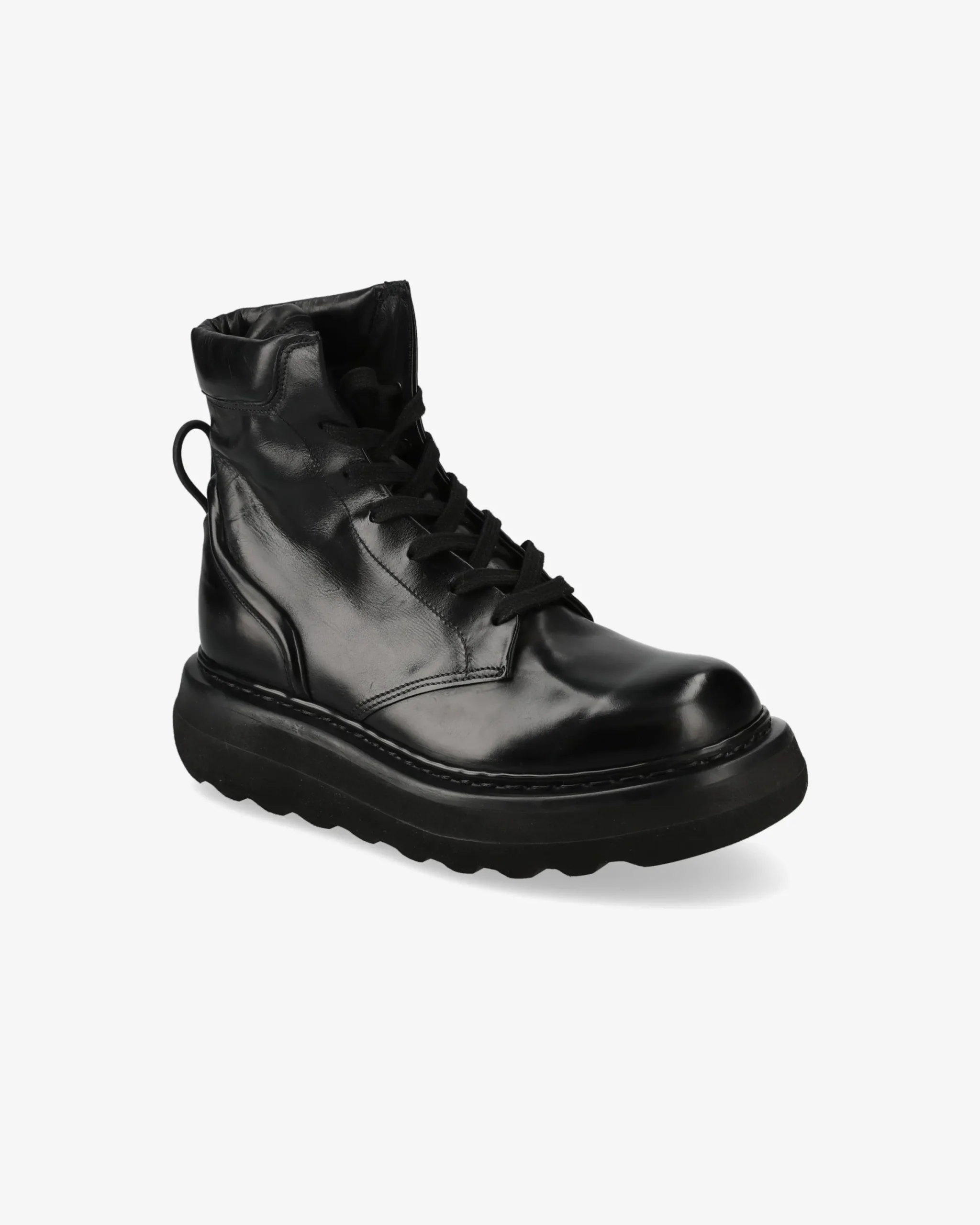 Donna Premiata Stivaletti Cal in vitello crepuscolo nero
