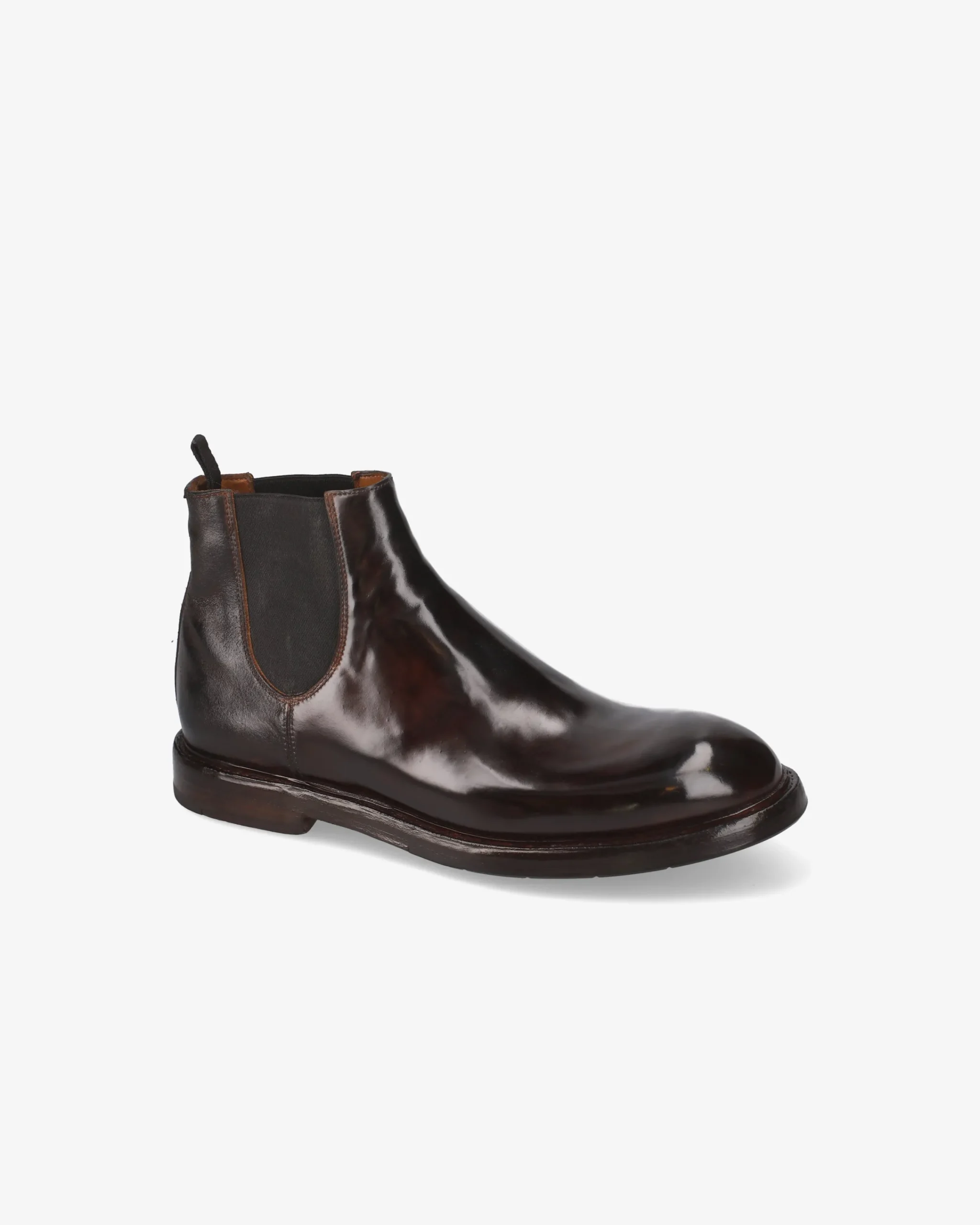 Uomo Premiata Stivaletti Charles in cavallo king chestnut