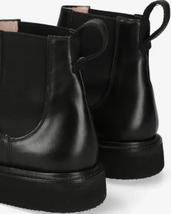 Uomo Premiata Stivaletti Chelsea in pelle cera nero