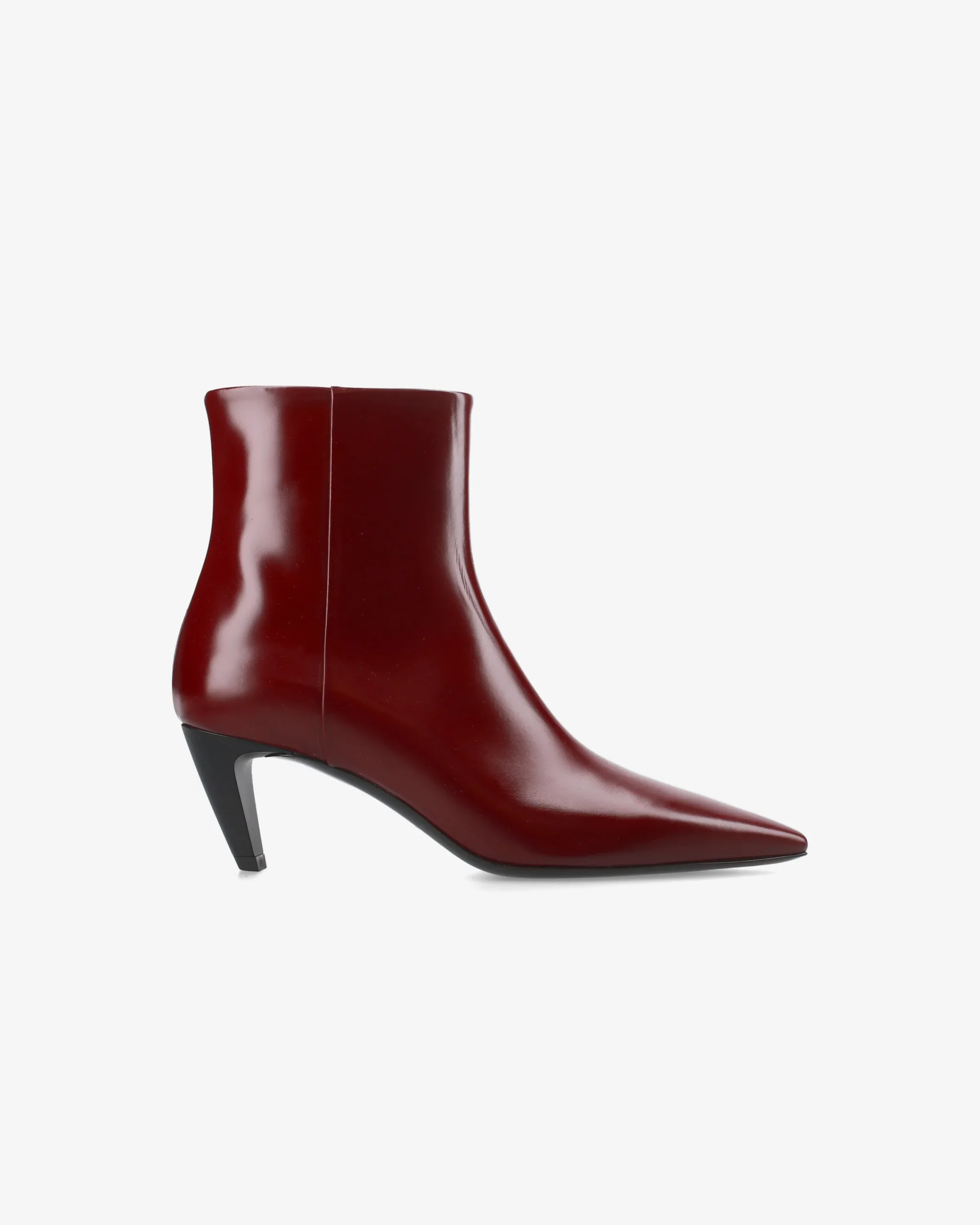 Donna Premiata Stivaletti Cher con tacco mousse bordeaux