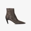 Donna Premiata Stivaletti Cher con tacco old moro