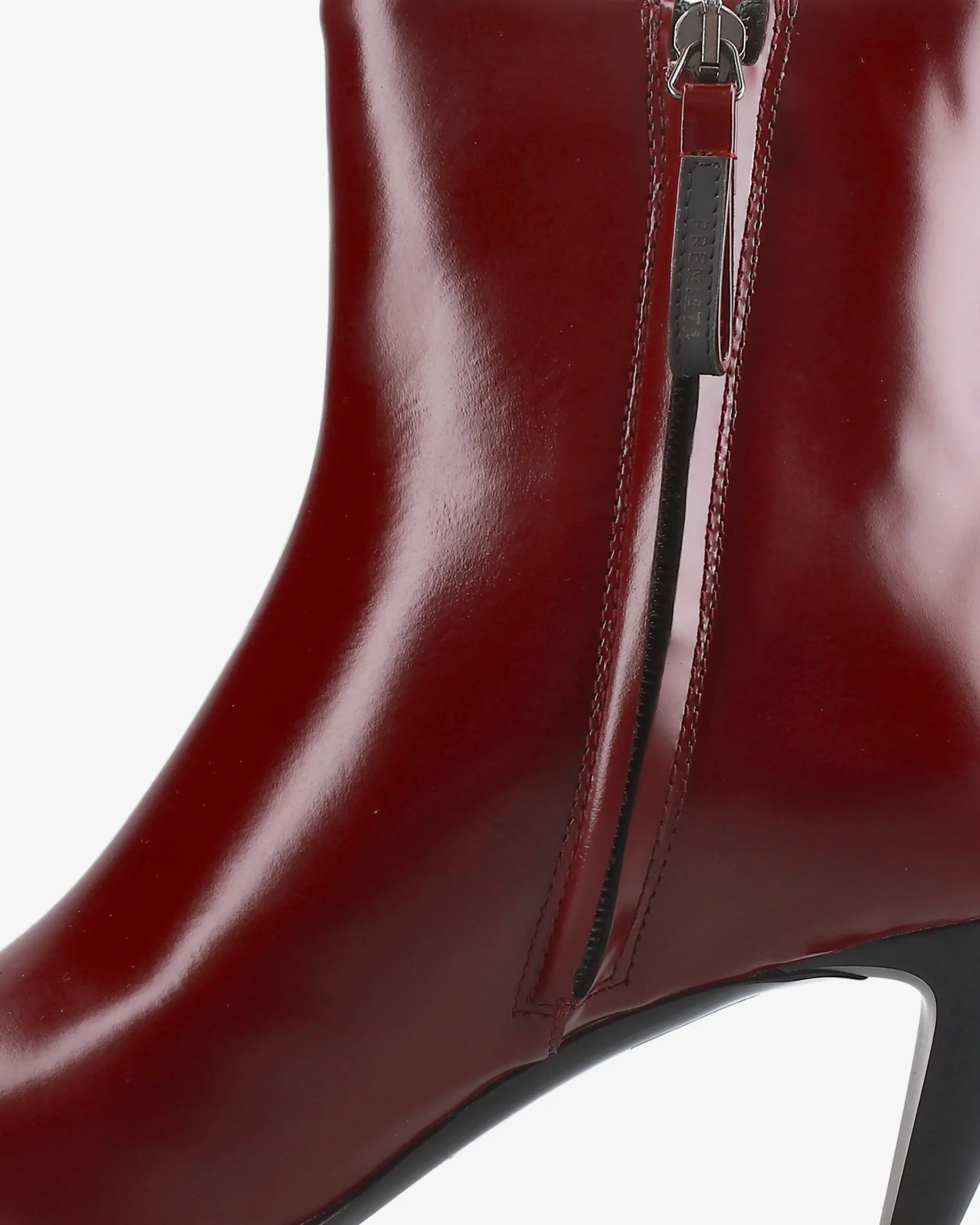 Donna Premiata Stivaletti Cher con tacco mousse bordeaux