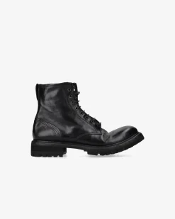Uomo Premiata Stivaletti in pelle chetta brass nero