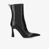Donna Premiata Stivaletti in pelle con tacco alto nappa nero