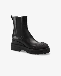 Donna Premiata Stivaletti Jiro in vitello gaucho nero