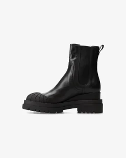 Donna Premiata Stivaletti Jiro in vitello gaucho nero