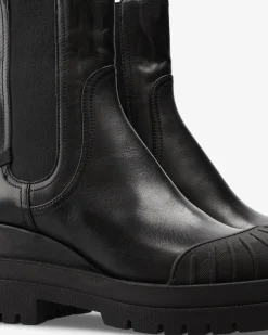 Donna Premiata Stivaletti Jiro in vitello gaucho nero