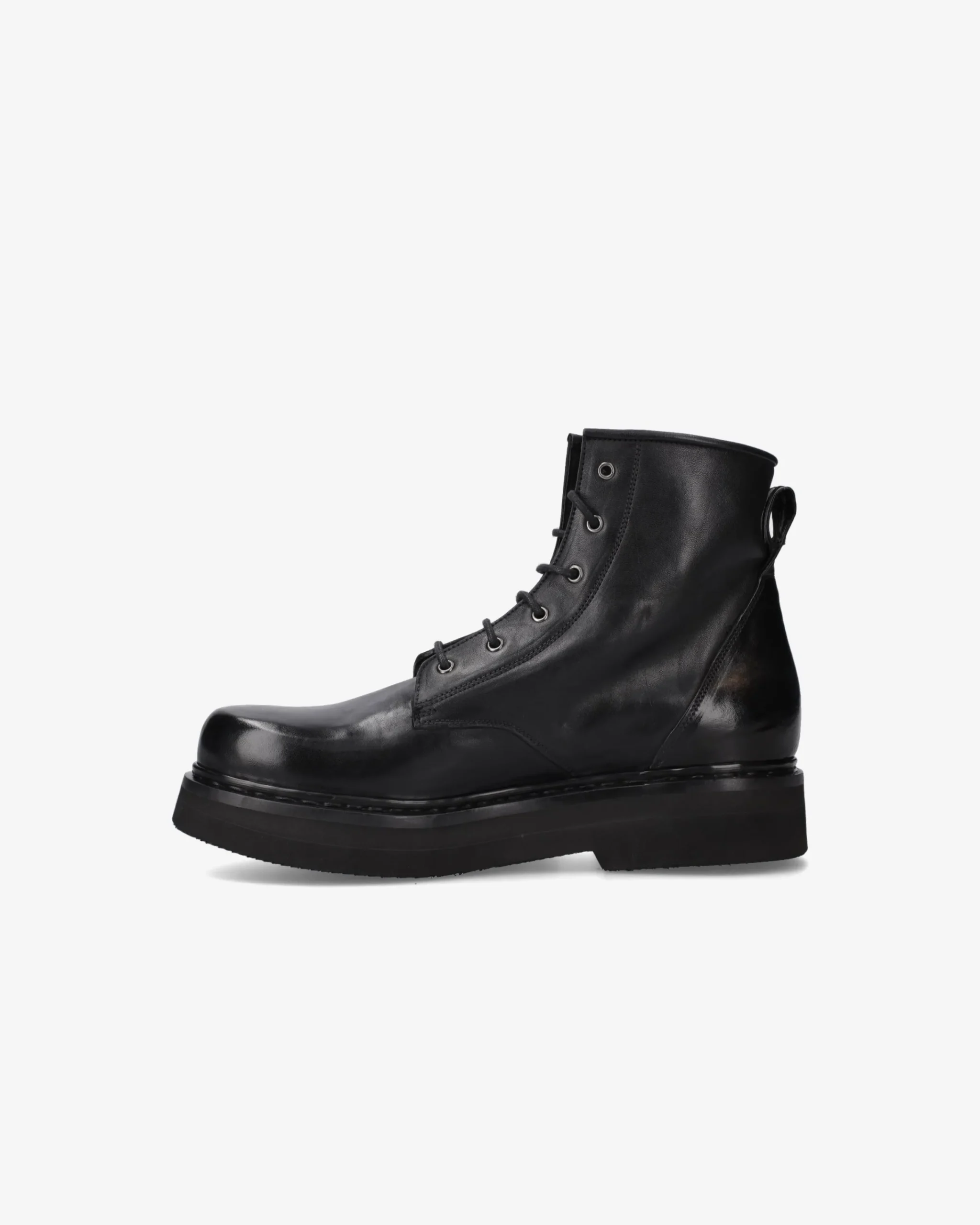 Uomo Premiata Stivaletti Max in pelle lux nero