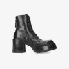 Donna Premiata Stivaletti McQueen in vitello gaucho nero
