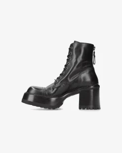 Donna Premiata Stivaletti McQueen in vitello gaucho nero