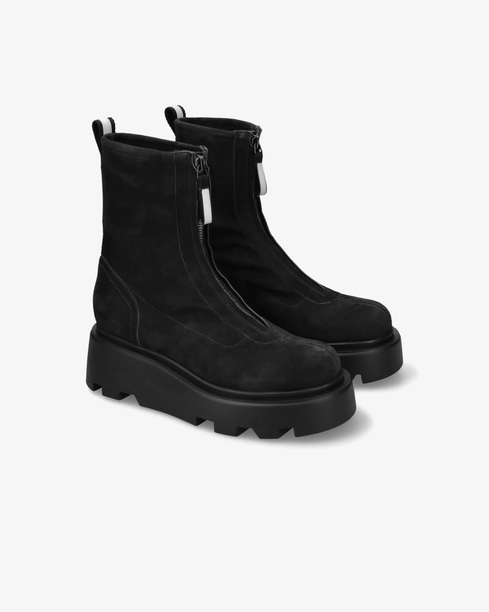 Donna Premiata Stivaletti Peg in camoscio nero