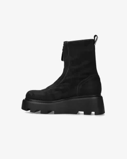 Donna Premiata Stivaletti Peg in camoscio nero
