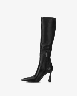 Donna Premiata Stivali alti in nappa nappa nero