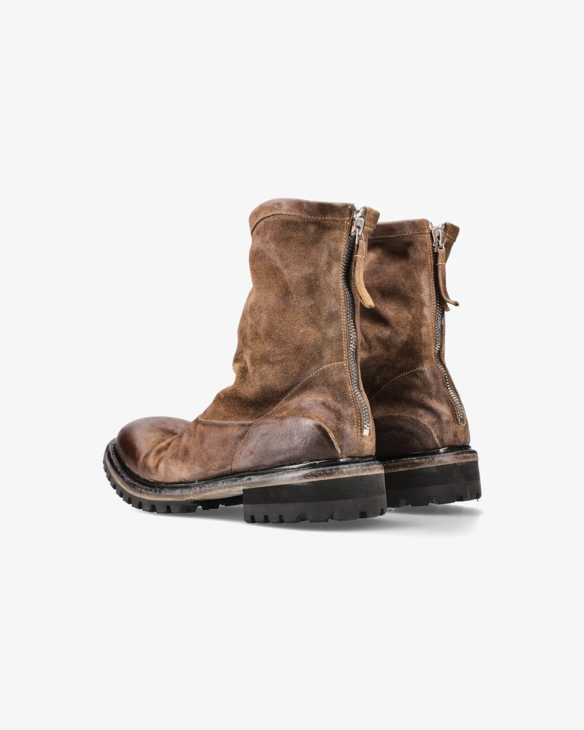 Uomo Premiata Stivali in suede vinza brass sigaro