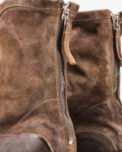 Uomo Premiata Stivali in suede vinza brass sigaro