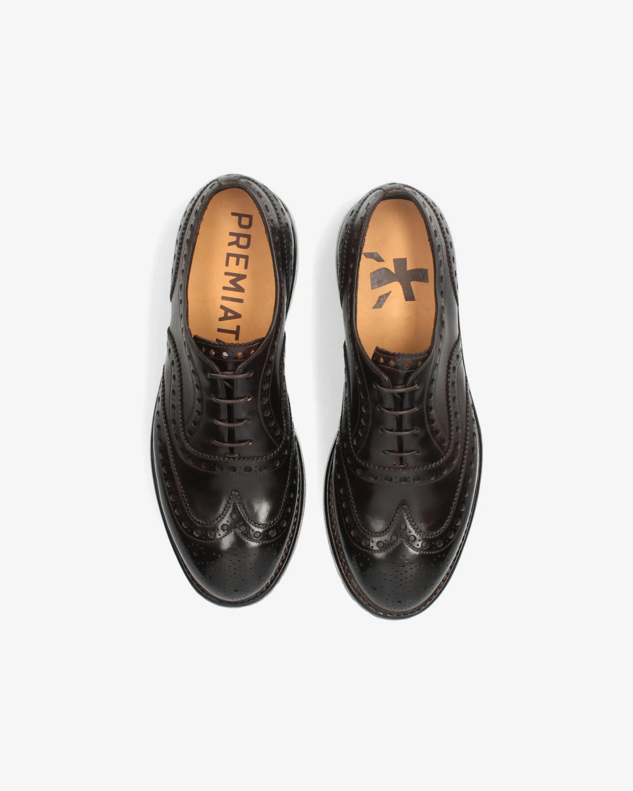 Uomo Premiata Stringata Brogue king brass chestunt
