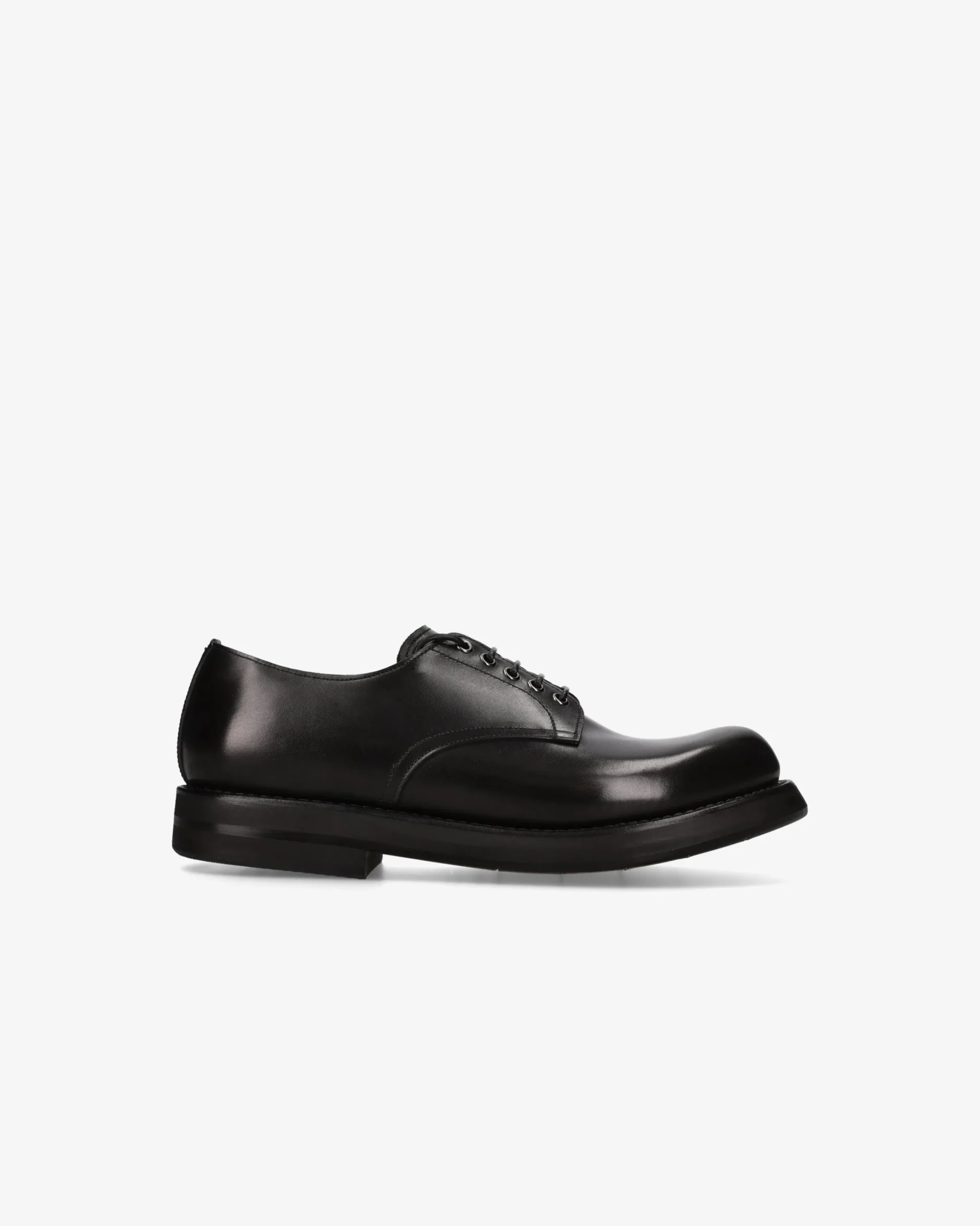 Uomo Premiata Stringata in vitello box nero
