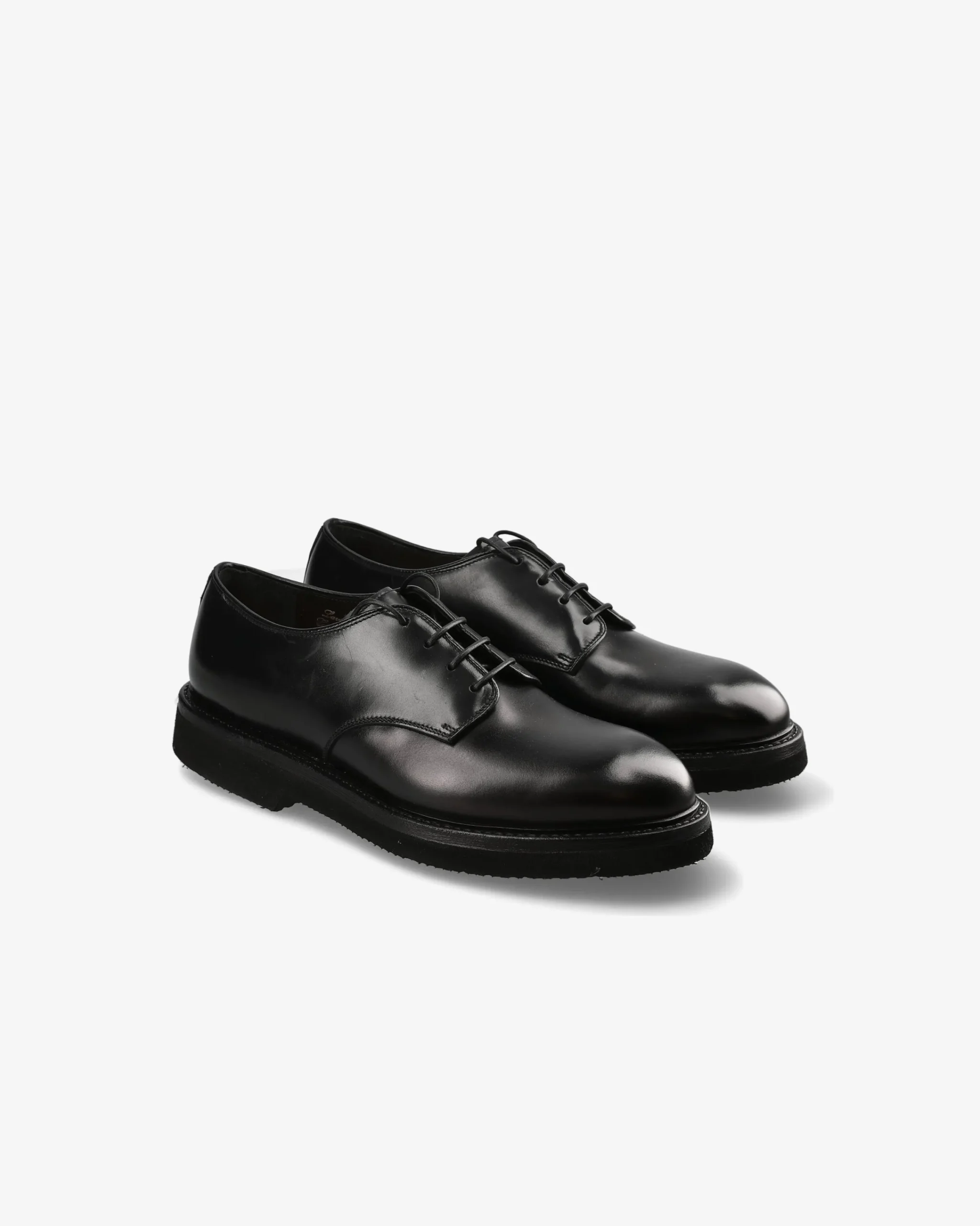 Uomo Premiata Stringate in pelle ciclone nero