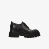 Donna Premiata Stringate in pelle ranch nero