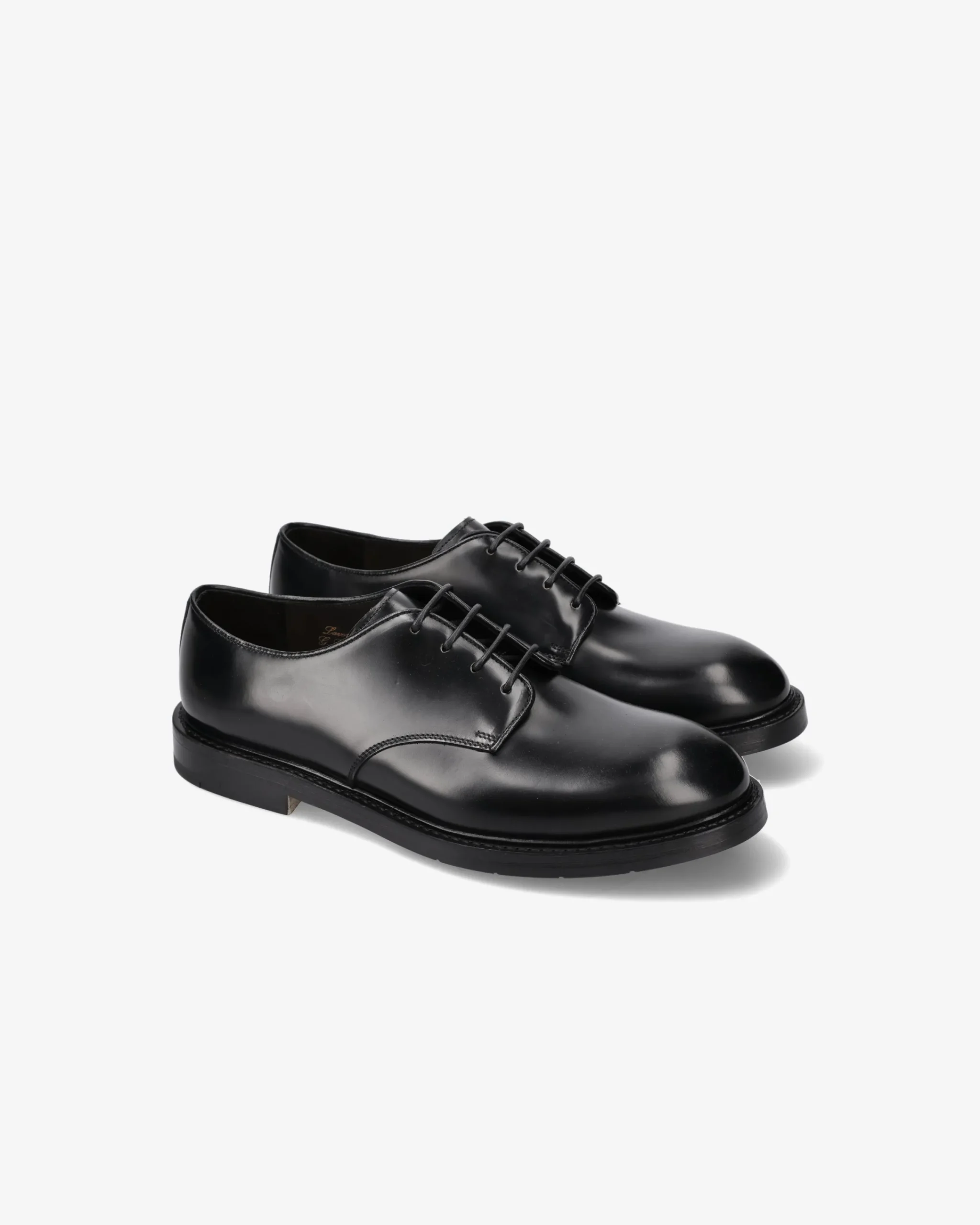 Uomo Premiata Stringate in pelle spazzolata binder nero