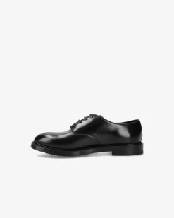 Uomo Premiata Stringate in pelle spazzolata binder nero