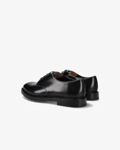 Uomo Premiata Stringate in pelle spazzolata binder nero